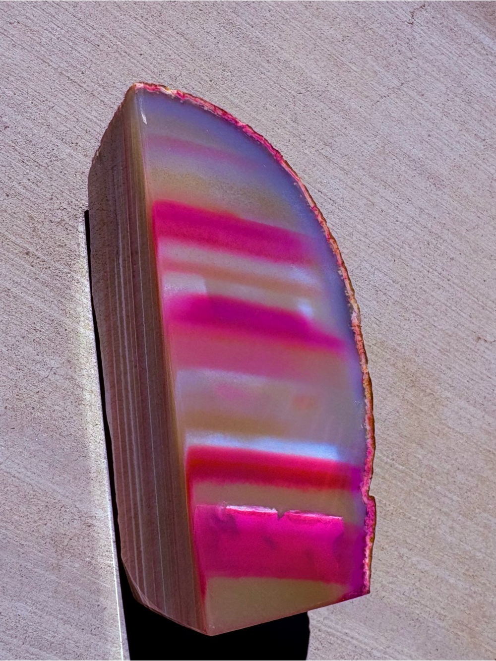 Pink Agate Slice ππβ¨π« - Picture 3 of 5